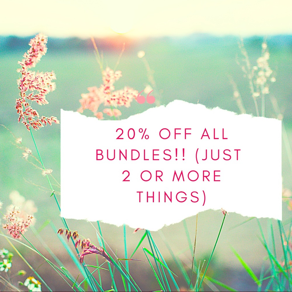 20% Off all bundles!